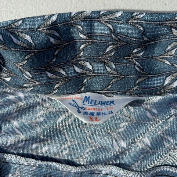 Long Sleeve Button Up Blouse (Size: XL) - Picture 3 of 3